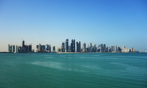 Doha Skyline | Image by  Haakon S. Krohn via Wikimedia Commons